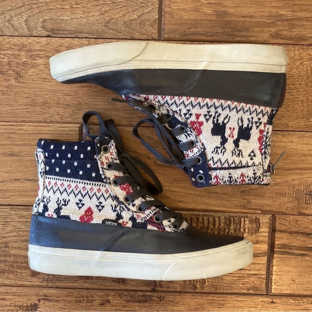 Vans Nordic Pattern High-Top Duck Boots